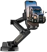 Truck Phone Holder Mount, Heavy Duty Cell Phone Holder for Truck Dashboard Windshield, 16.9 Inch ...