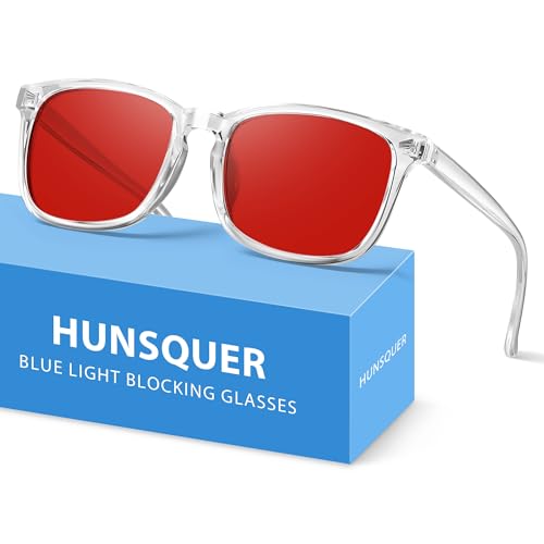 Image of hunsquer Blue Light Glasses for Woman /Men Computer Blue Light Glasses