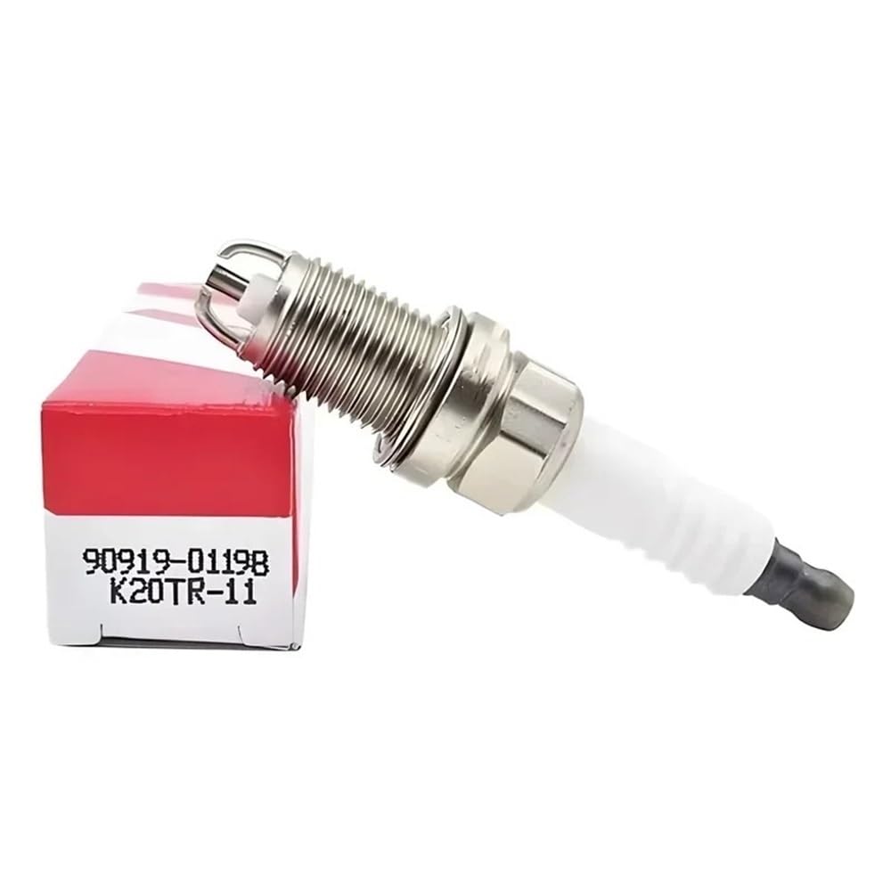 Bujías para automóviles (Juego de 4), número de Pieza 90919-01198, Modelo K20TR11, aptas para Avensis, Corona, Caldina, Picnic y Vista.
