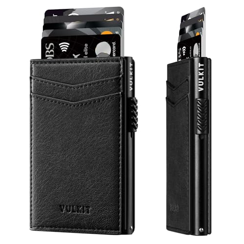 Image of VULKIT Leather Men Wallet(black)