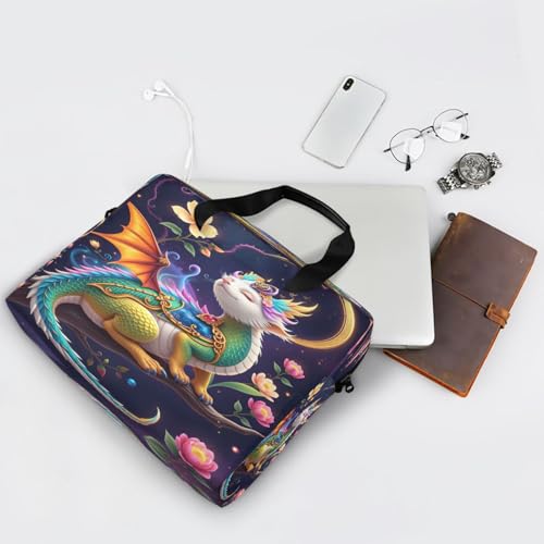 Bolso maletín para laptop estilo dragón para oficina miniatura 7