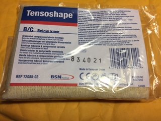 BSN 7589 Tensoshape Elastic Tubular Bandage, Below the Knee, Small, Pack of 10