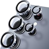 WSKEN Samsung Galaxy S25 Ultra用カメラレンズプロテクター - 超薄型ケースフレンドリー 9H飛散防止強化ガラス アルミニウムメタルサークルカメラスクリーンプロテクターカバーアクセサリー、ブルー