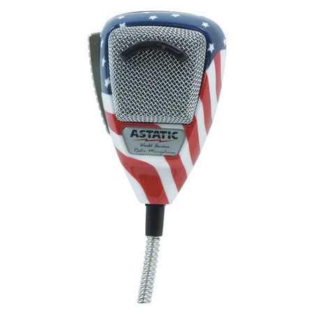 4-Pin Stars N Stripes Noise Cancelling Radio Microphone 302-10309