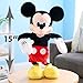 Disney Junior Mickey Mouse Hot Diggity Dance Mickey Feature Plush Stuffed Animal, Motion, Sounds, and Games, Kids Toys for Ages 3 Up by Just Play