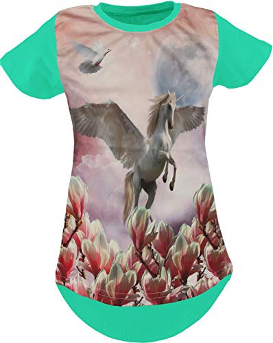 Maglietta a maniche corte con unicorno Pegasus, da...