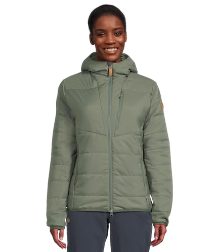 Image of Fjallraven Keb Padded Hoodie Women's Jacket - Lightweight, Insulated, Weather Resistant Fabric - Hiking, Trekking