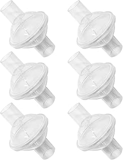 6 Pack CPAP Fit In-Line Filters Filters For Dreamstation CPAP Machines Replacement Filters Supplies Inline Viral Filter For Cpap Machine