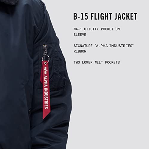 Alpha Industries Men's B-15 Flight Jacket3