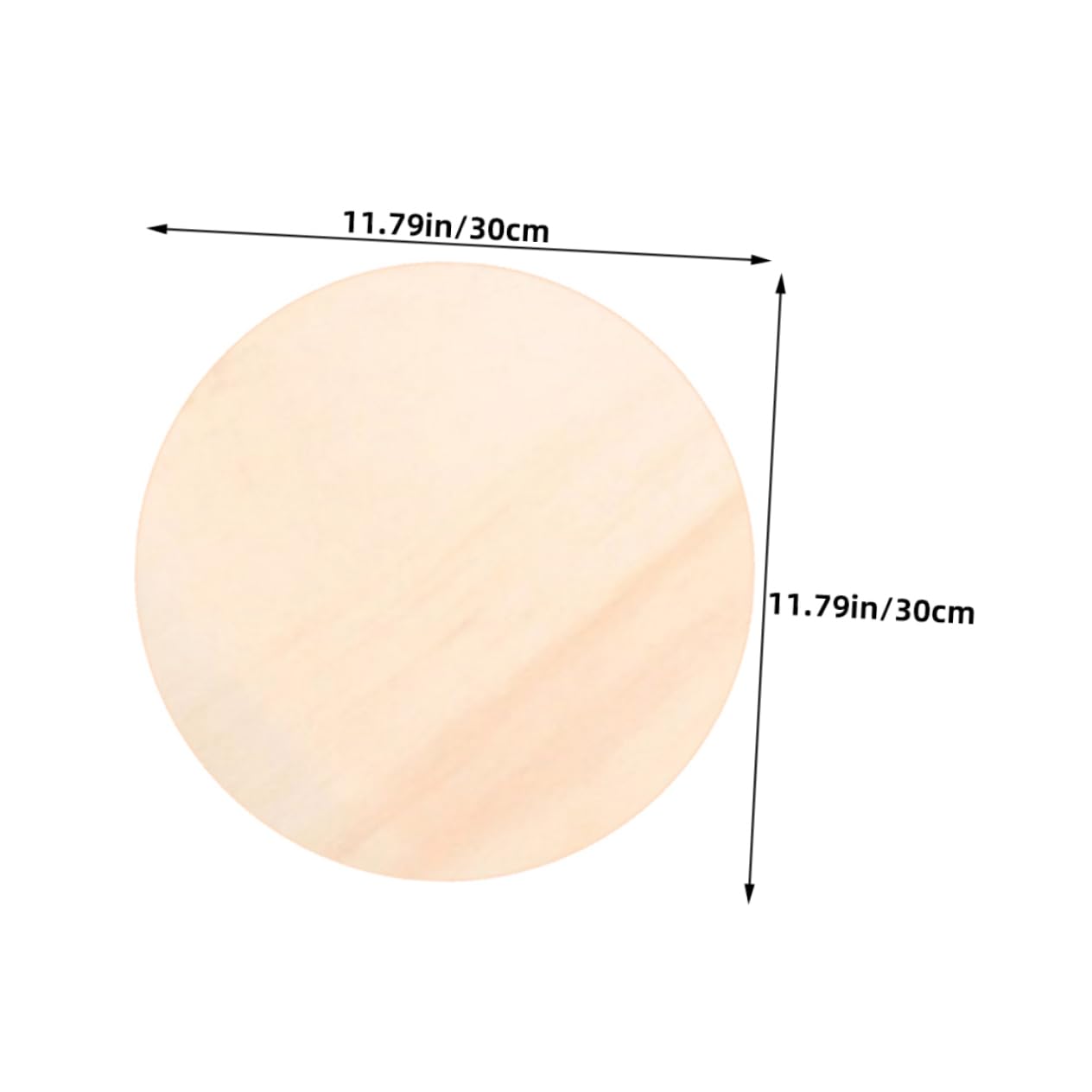 Lurrose 15 Sztuk Okrągłych Drewnianych Krążków Do DIY Surowe Naturalne Nieotworowane Do Malowania Znaków i Dekoracji Drzwi Rustykalne Drewno Rękodzieła i Ozdób Świątecznych