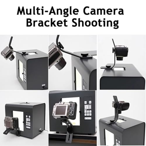 Kit professionale per fotografia di gioielli con illuminazione regolabile e staffa rimovibile per fotocamera per scatti mozzafiato del prodotto
