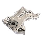 Gute Langlebigkeit: Der Ölpumpendeckel ist aus hochwertigem Aluminiummaterial gefertigt, das robust, verschleißfest, rostfrei und lange haltbar ist. Professionelle Herstellung, hohe Zuverlässigkeit.