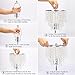 Touch Control Crystal Table Lamp with USB C+A Charging Ports, 3-Way Dimmable Bedside Touch Lamp Decorative Nightstand Lamp with Elegant Lamp Shade for Living Room Bedroom, B11 LED Bulb Included