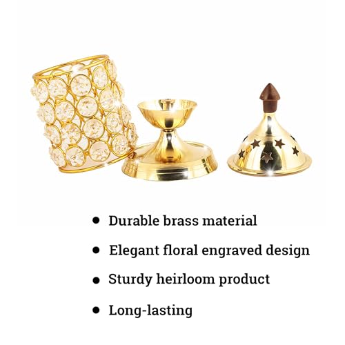 Shubhkart Akhand Diya Oil Lamp- Decorative Diya for Positive Atmosphere | Pooja | Home Decor | Gifting by Shubhkart - Image 3