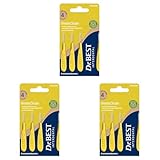 Dr.BEST GreenClean Interdental, Size 4, 6 Stück - Interdentalbürsten für eine sanfte Reinigung der Zahnzwischenräume (Packung mit 3)