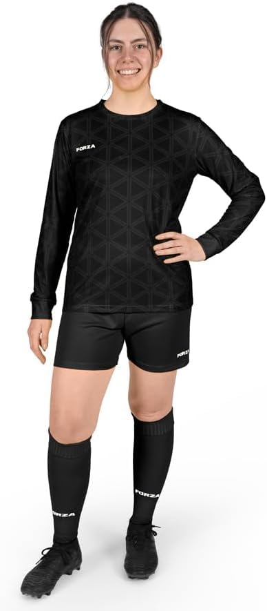 Maillot de foot manches longues femmes FORZA Géo - Ensemble respirant haute qualité