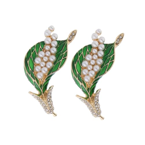 Broche pour femme motif épi de blé en métal résistant