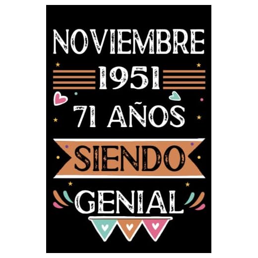 CUADERNO, Noviembre 1951, 71 Años Siendo Genial: Libro de visitas, cuaderno, 110 páginas de felicitaciones, idea de regalo, regalo Para la esposa, novia, mujer, La madre