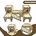 Leefasy Large Hamster Hideout Habitat Funny Hideaway Rest Cage Accessories for Gerbils Rat Small Animals Dwarf Hamster Mice