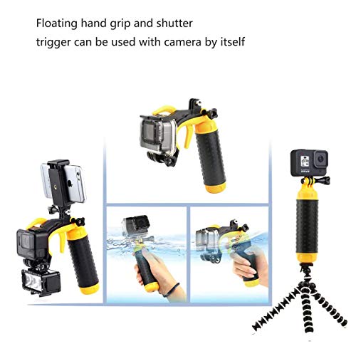 Six (6) inch Waterproof Dome Port for GoPro Hero 8 with Waterproof Housing, Trigger and Floaty Hand Grip for underwater photography and video taking - waterproof up to 45 meters - Thumbnail 7