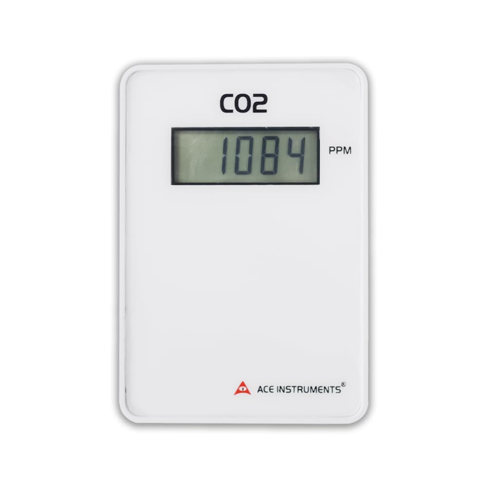 *ENVÍO EN EL Mismo DÍA* Transmisor de CO₂ para Montaje en Pared (Rango: 0-5000 ppm) para invernaderos, Agricultura, Laboratorios | Modelo AI-CO2 (Salida de 4-20 mA con Pantalla)
