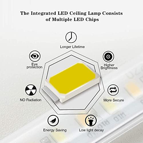 Plafonnier vague LED dimmable pour une entrée contemporaine