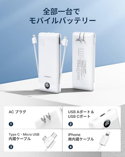 VEGER VEGER V1115 モバイルバッテリー の商品画像 1