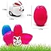 Kmilro Filled Easter Eggs with Toys Inside, 12PCS Pull Back Cars and Track, Prefilled Plastic Easter Eggs Gift, Easter Basket Stuffers Cartoon Animal Vehicles for Easter Hunt Party Favor