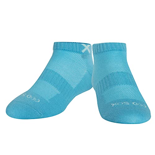 Image of Odd Sox - Basix Heather Athletic Ankle Socks - Performance Comfort Cotton Cushioned Breathable Arch Support - Unisex Sizing
