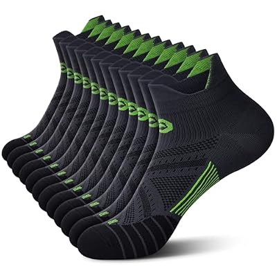 PAPLUS Compression Socks for Men & Women, Low Cut Ankle Running Socks with Arch Support, Plantar Fasciitis Relief for Walking, Cycling, Golf, Travel, Nurses