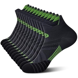 PAPLUS Calcetines de compresión de tobillo para hombres y mujeres, 2/4/6 pares, calcetines de compresión de corte bajo con soporte para el tobillo