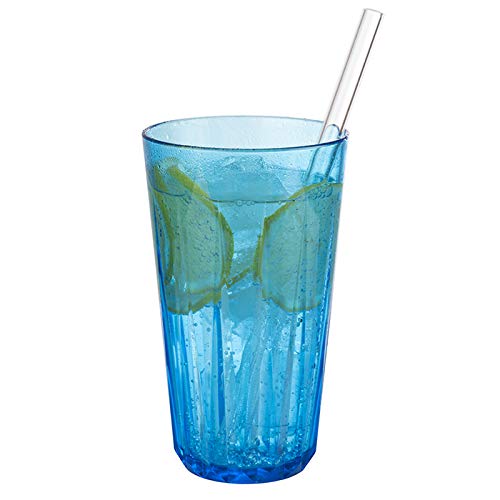 6 Bicchieri In Tritan Buddy's Bar - 0.2L, Senza BPA, Infrangibili, Effetto Cristallo, Blu - Foto 7