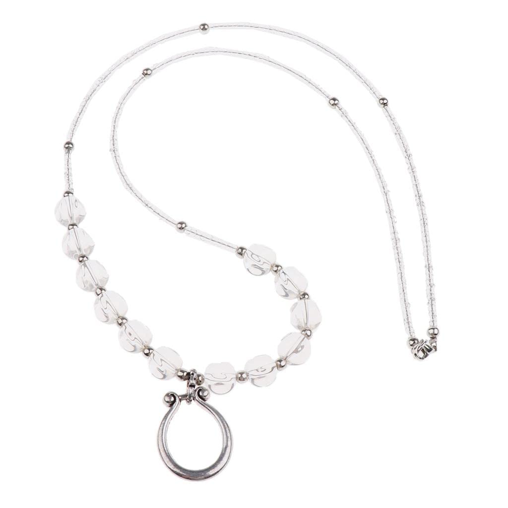 Soporte para gafas con cordón ajustable y cadena tipo collar ligera 7