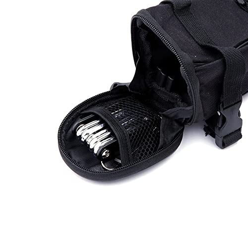Image of WOTOW Bike Repair Tool Kit & Bike Saddle Bag, 14 in 1 Bike Chain Tool Hex Key Wrench Maintain Accessories Multitool Set with Portable Under Seat Bag for Road Mountain Commuter Bicycle
