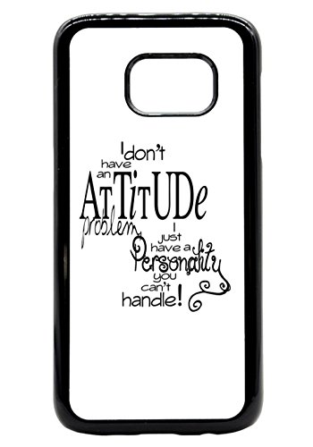 Attitude Quote Rubber Bumper Hard Back Phone Case