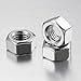 Wensilon Metric M12 304 Stainless Steel Hex-Nuts (50pcs)
