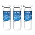 Waterdrop XWF Water Filter for GE® XWF Refrigerator, Replacement for GE® XWF, WR17X30702, 3 Filters (Not XWFE)
