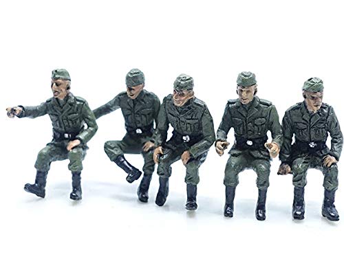 PMA WWII Jeu de 5 figurines de véhicules allemands B 1/72