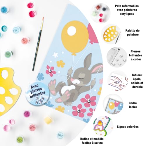 Ravensburger CreArt Kids 13x18 cm Numéro d'art 'Âne Kit de Peinture par numéros Dès 25909 - vue 10