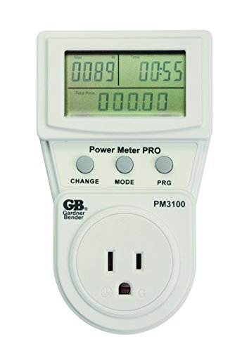 Gardner Bender Gardner Bender エネルギーパワーメーターモニター グレー PM3100 1