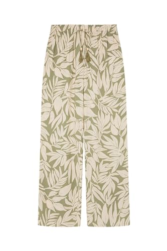 Pantalon décontracté women'secret 3707209 imprimé vert L finitions premium