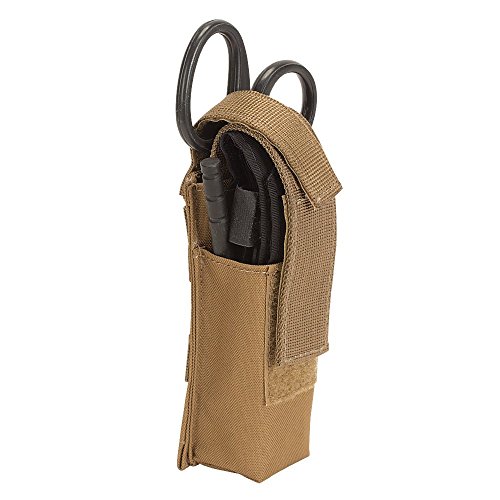 Spec Operator Molle TQ Pouch, CAT Tourniquet & Black EMT Shear Combination (OD Pouch)