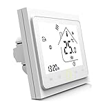Smart Wifi Thermostat for Electric Heating with Amazon Alexa Echo Google Home Compatible Devices,Room Programmable Wireless Thermostats,Touch Screen Digital Temperature Controller 16A