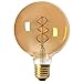 Produktbild Girard Sudron LED-Leuchtmittel Globe G125 Filament LED TWISTED 4W E27 2000K 200Lm 25.000Std. Dimmbar amber EEK: A+