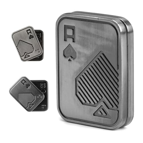 Metal Poker Fidget Slider for Adults, Fidget Slider Toys Metal Slider Block Magnetic Push Slider EDC Fidget Toys Portable Autism Sensory Anxiety Stress Relief Toy Poker Push Card for Kids Women Men Metal Poker Fidget Slider for Adults, Fidget Slider Toys Metal Slider Block Magnetic Push Slider EDC Fidget Toys Portable Autism Sensory Anxiety Stress Relief Toy Poker Push Card for Kids Women Men