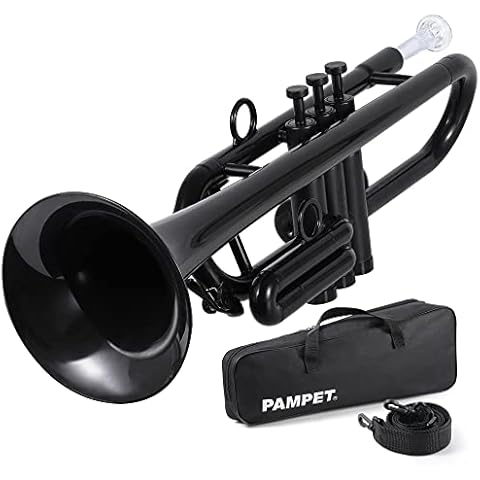 PAMPET Professional Plastic Trumpet C trumpet (Black) Cover