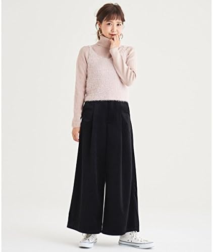 Amazon マジェスティックレゴン Majestic Legon Tコーデュロイワイドパンツ 99ブラック 03 M ロングパンツ 通販