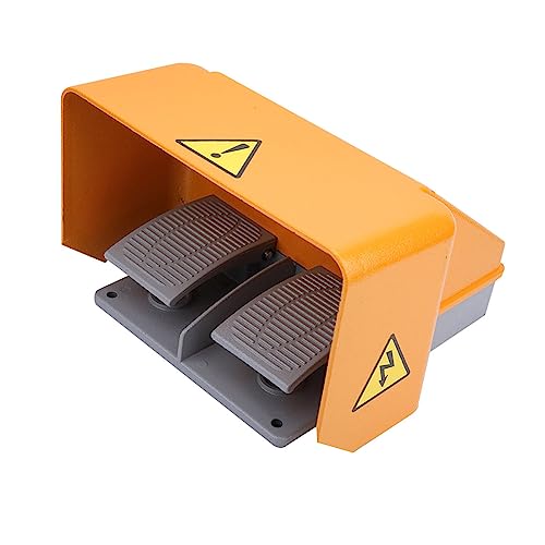 Interruptor de pedal Jeffergarden con carcasa de aluminio industrial 3