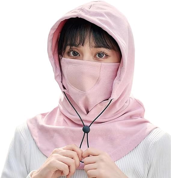 Image of AUGEN Warm Soft Fleece Bike Bicycle Face Mask Snood Hood Neck Scarf Fleece Balaclava Warm Full Face Cover Winter Camping Ski Hiking Snow Mask Beanie
