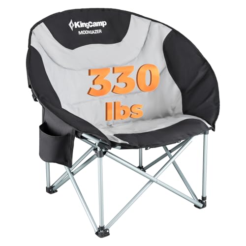 KingCamp Moon Chair Heavy Duty Padded Camping Chair